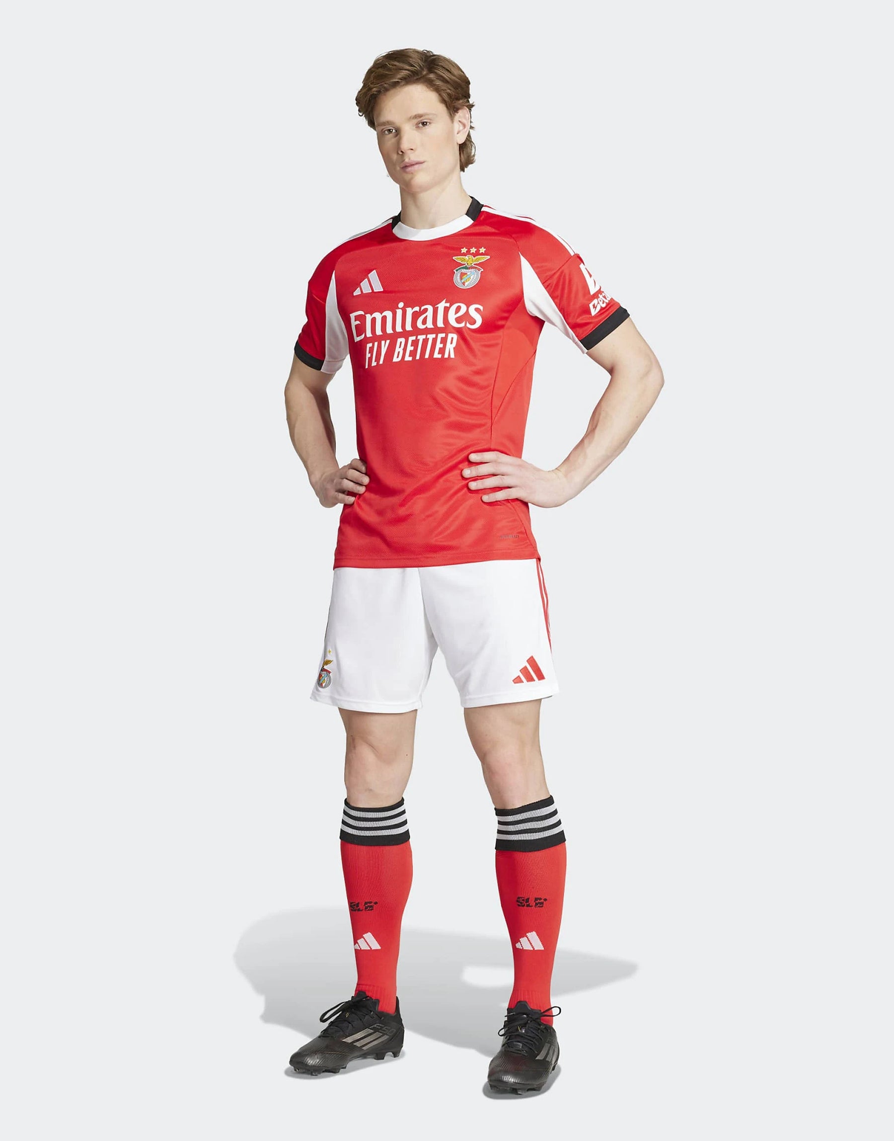 Camisa Benfica I 25/26 s/n Torcedor Adidas Masculina- Vermelho