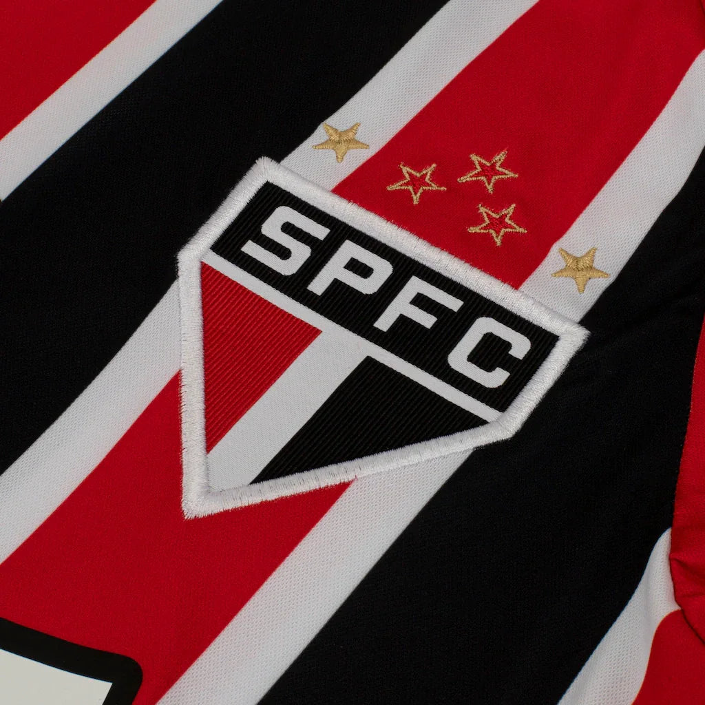 Camisa do São Paulo II 25/26 s/n New Balance Masculina Torcedor Vermelho+Branco