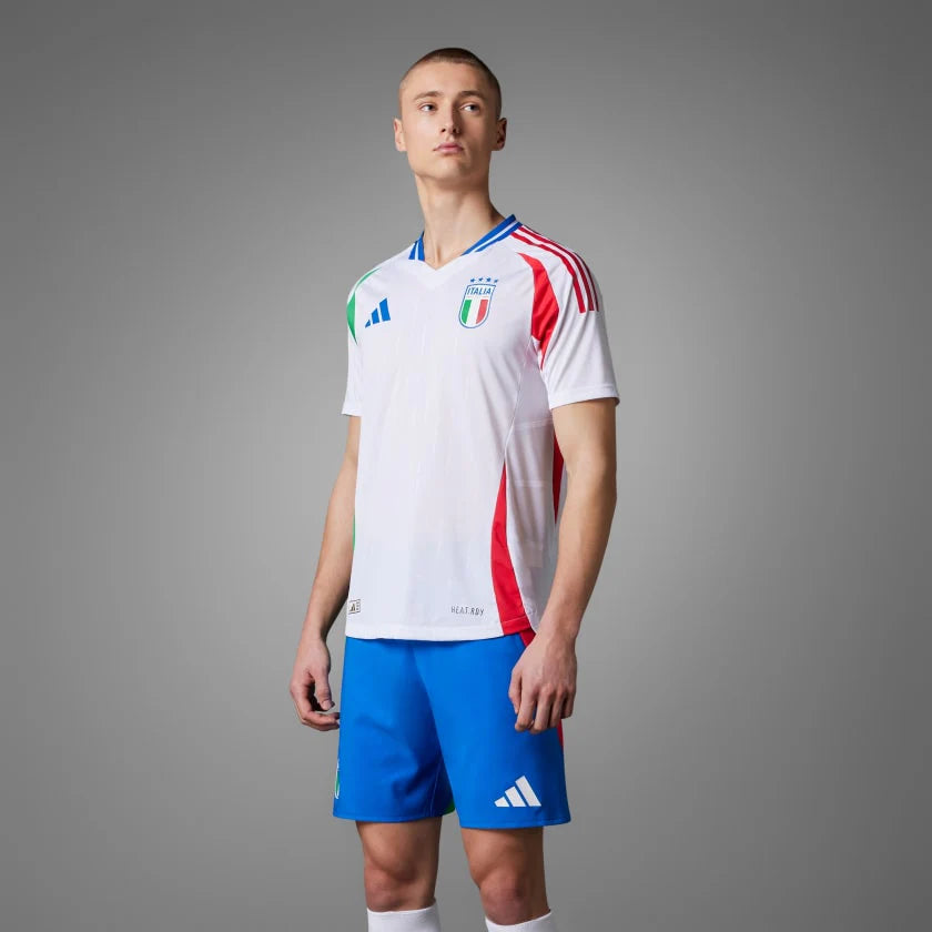Camisa Seleção Itália I 24/25 s/n Torcedor Adidas - Branca+Vermelha+Verde