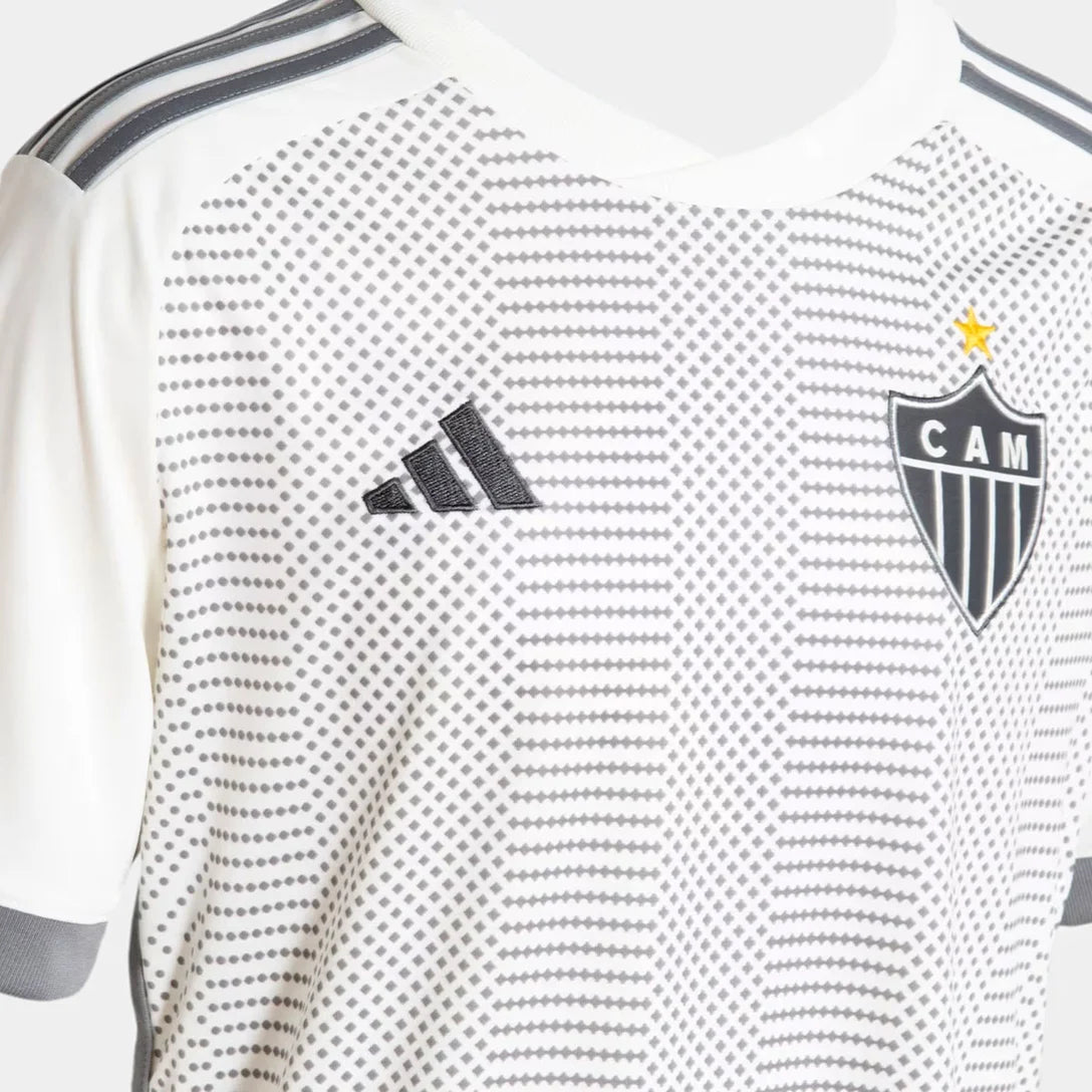 Camisa Atlético Mineiro II 24/25 s/n° Torcedor Adidas Masculina - Branco+Cinza