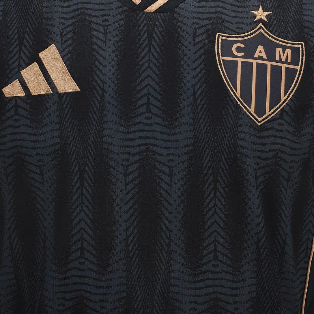 Camisa Atlético Mineiro III 25/26 s/n Torcedor Adidas Masculina - Preto