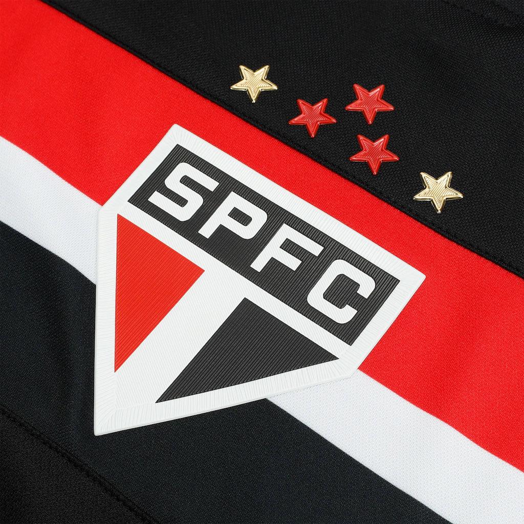 Camisa São Paulo III 25/26 s/n° Torcedor Comemorativa New Balance Masculina - Preto+Vermelho