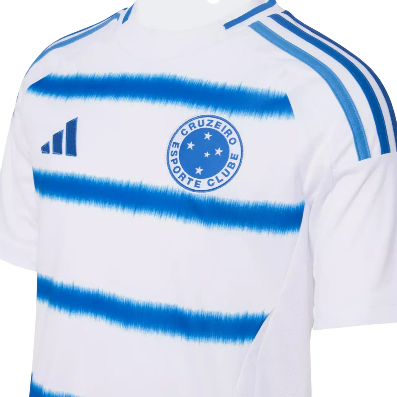 Camisa Cruzeiro II 25/26 s/n Torcedor Adidas Masculina - Branco+Azul