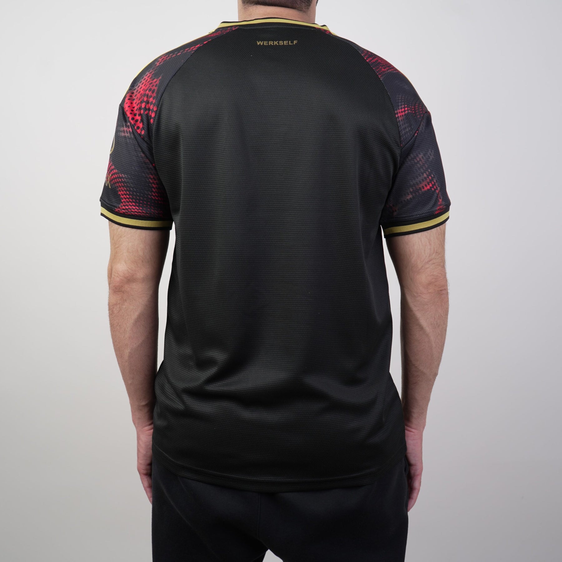 Camisa Bayer Leverkusen I 25/26 s/n Torcedor Adidas - Preto + Vermelho
