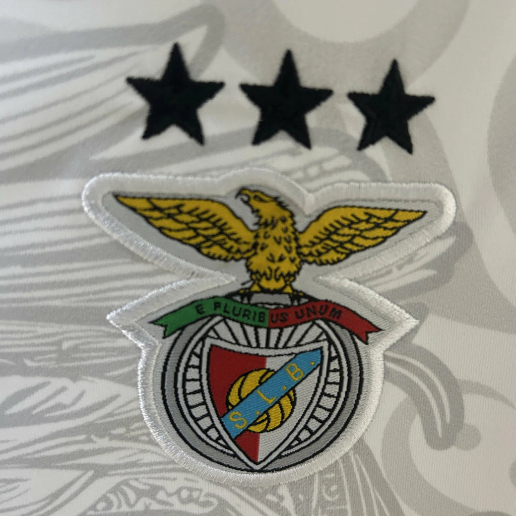 Camisa Benfica 25/26 s/n Torcedor Adidas Masculina - Branca