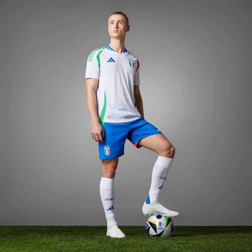 Camisa Seleção Itália I 24/25 s/n Torcedor Adidas - Branca+Vermelha+Verde