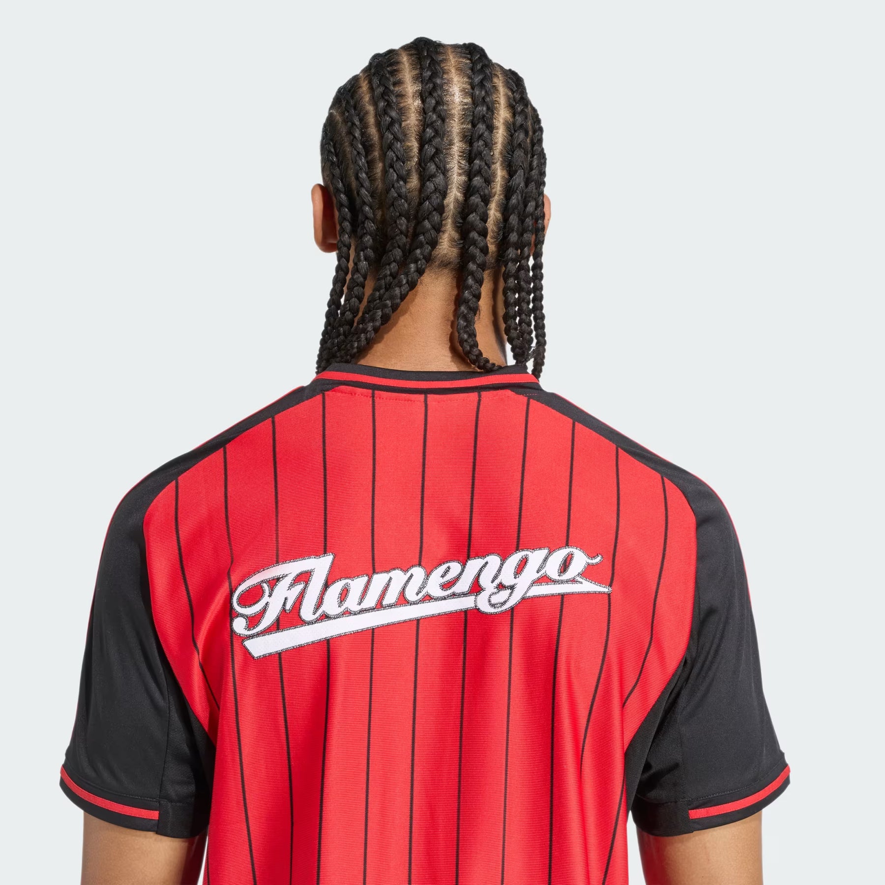 Camisa Flamengo Us Pack Basebol 25/26 Vermelha Botões