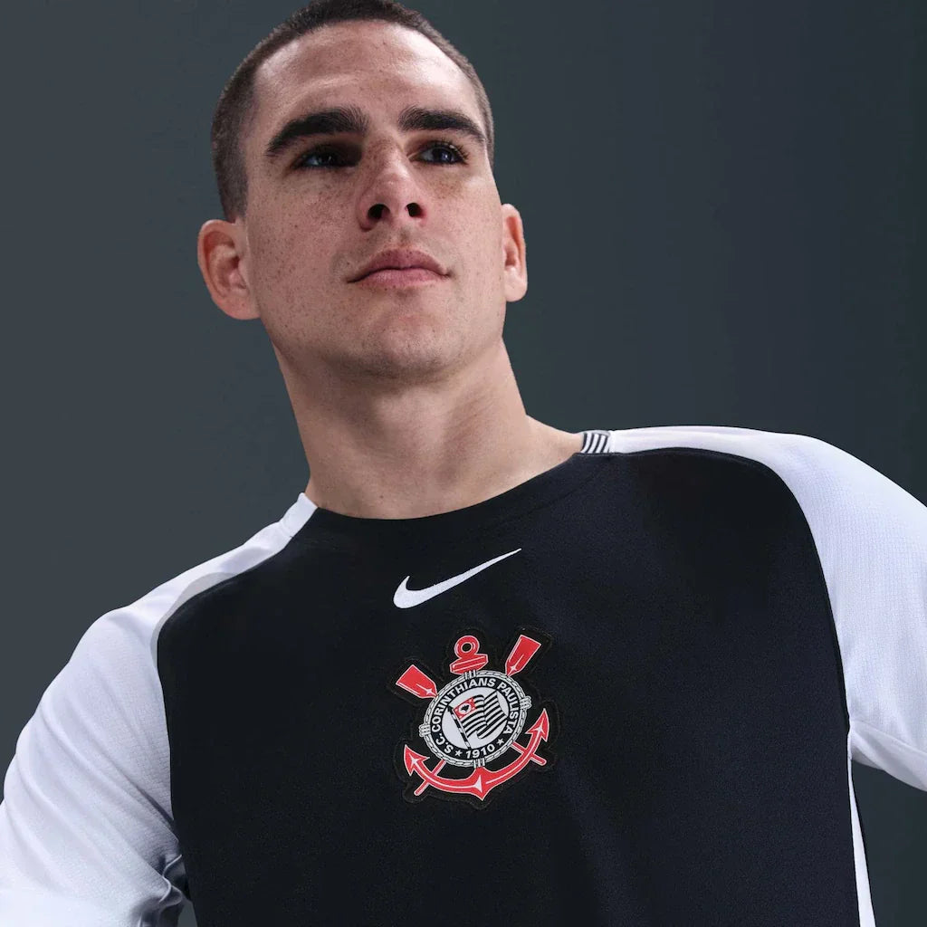 Camisa Corinthians II 25/26 s/n Torcedor Nike Masculina - Preto+Branco