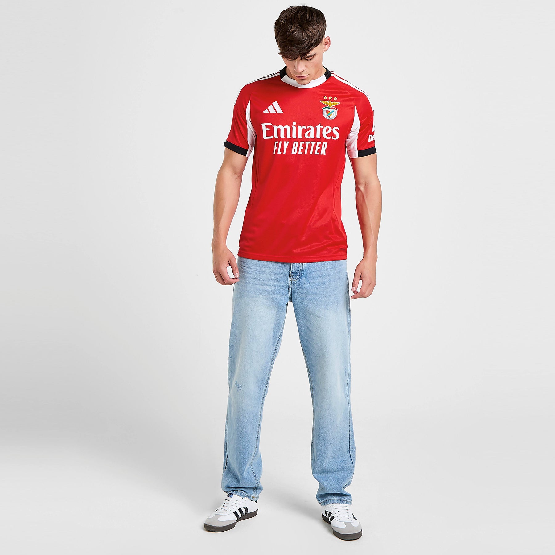 Camisa Benfica I 25/26 s/n Torcedor Adidas Masculina- Vermelho