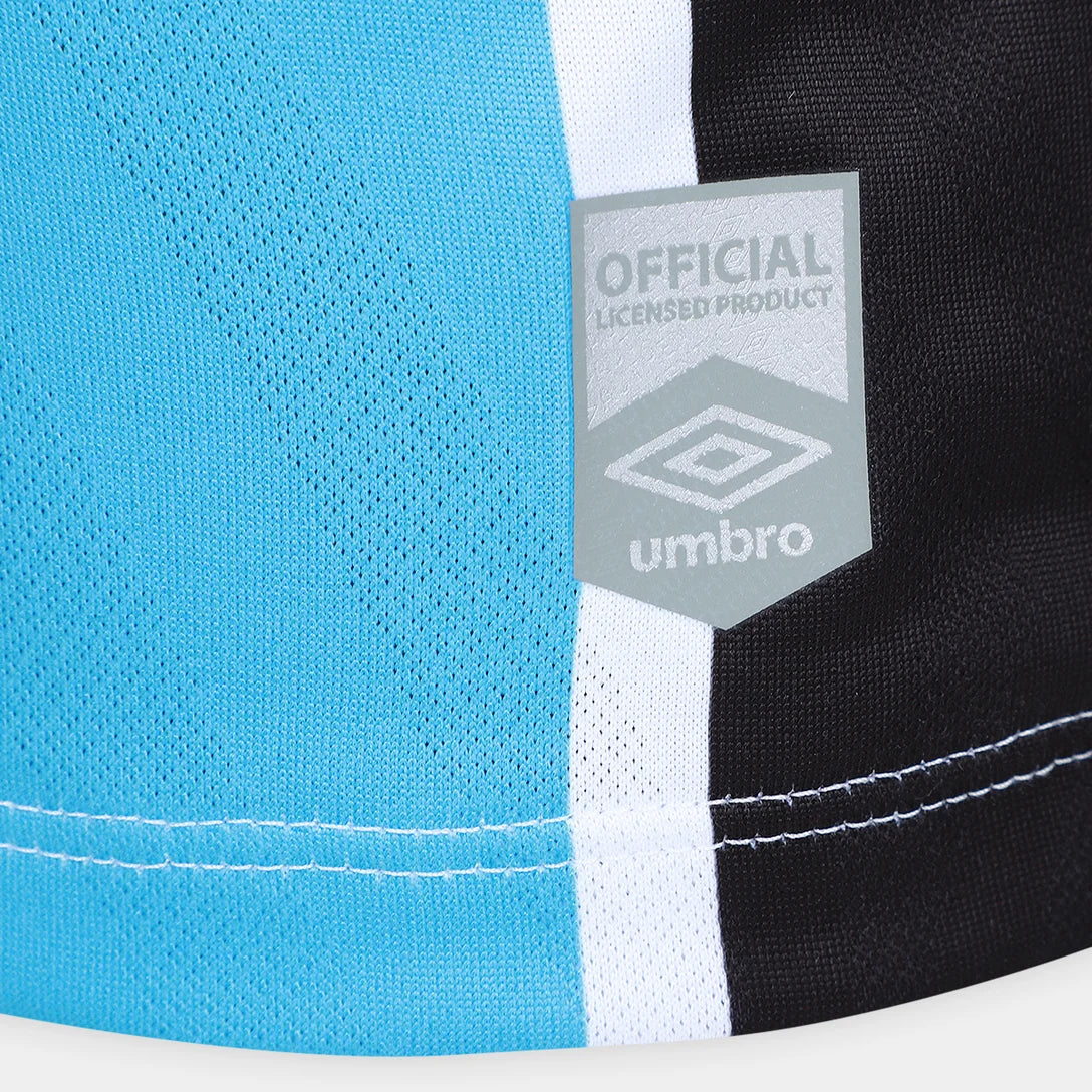 Camisa Grêmio I 25/26 Torcedor Umbro Masculina - Azul+Preto
