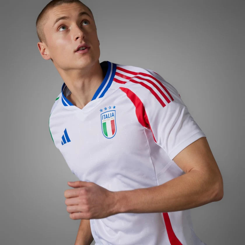 Camisa Seleção Itália I 24/25 s/n Torcedor Adidas - Branca+Vermelha+Verde