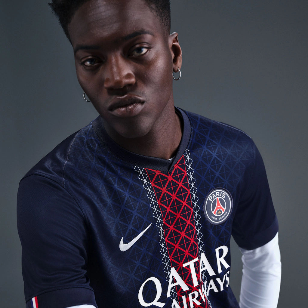 Camisa Paris Saint-Germain I 25/26 Torcedor Nike Masculina - Azul