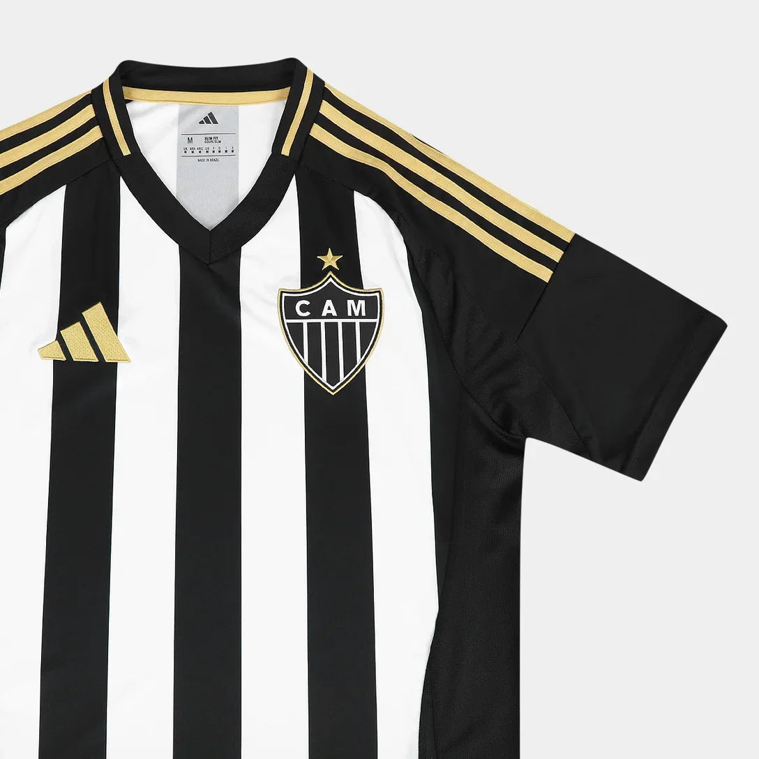 Camisa Atlético Mineiro I 25/26 s/n Torcedor Adidas Masculina - Preto
