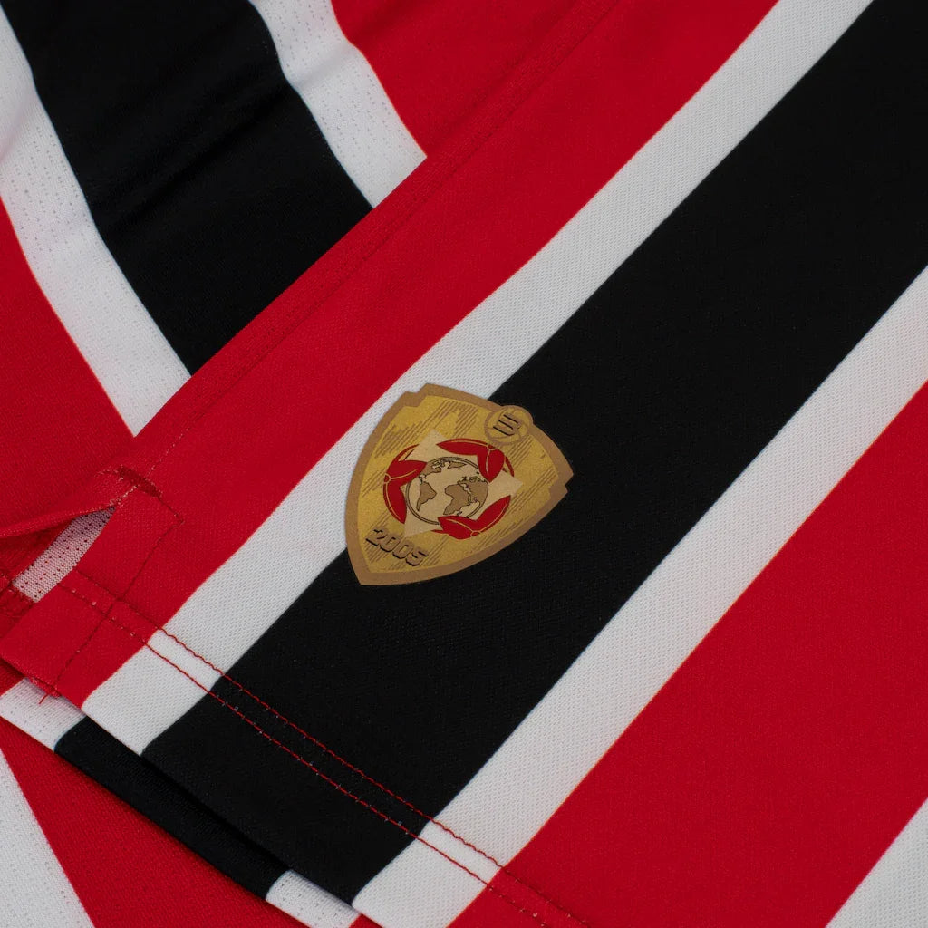 Camisa do São Paulo II 25/26 s/n New Balance Masculina Torcedor Vermelho+Branco