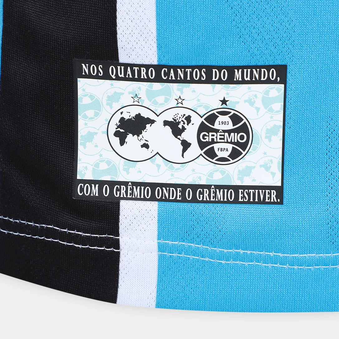 Camisa Grêmio I 25/26 Torcedor Umbro Masculina - Azul+Preto