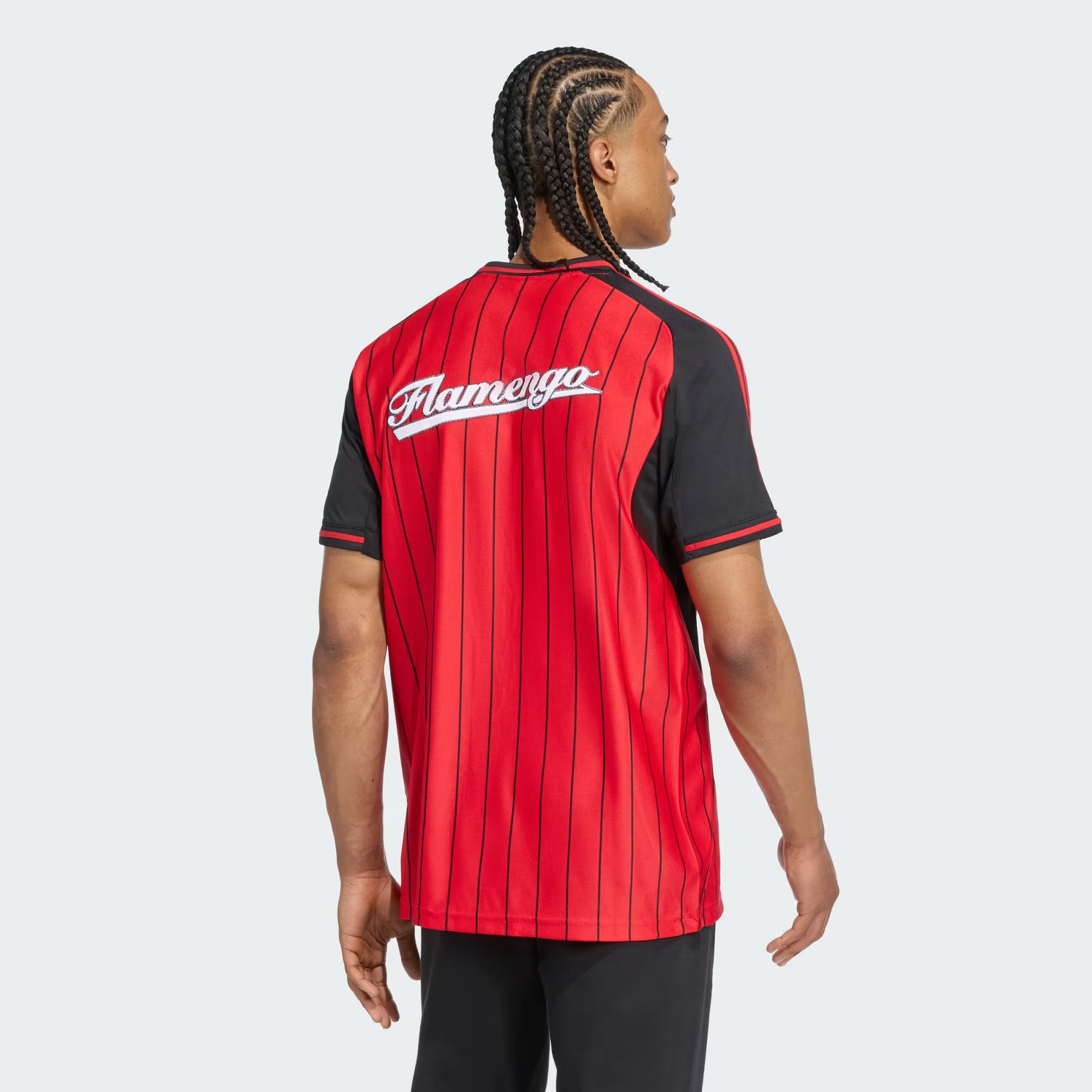 Camisa Flamengo Us Pack Basebol 25/26 Vermelha Botões