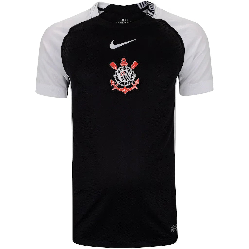 Camisa Corinthians II 25/26 s/n Torcedor Nike Masculina - Preto+Branco