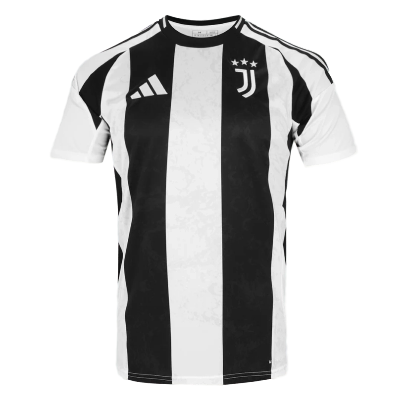 Camisa Juventus Home 24/25 s/n° Torcedor Adidas Masculina - Branco+Preto
