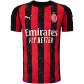Camisa do Milan I 25/26 s/n Torcedor Puma Masculina - Vermelho+Preto