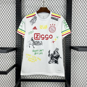 Camisa Ajax 25/26 s/n Amsterdam Bob Marley 40th Adidas Torcedor