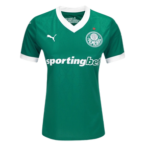 Camisa Palmeiras I 25/26 s/n Torcedor Puma Feminina - Verde
