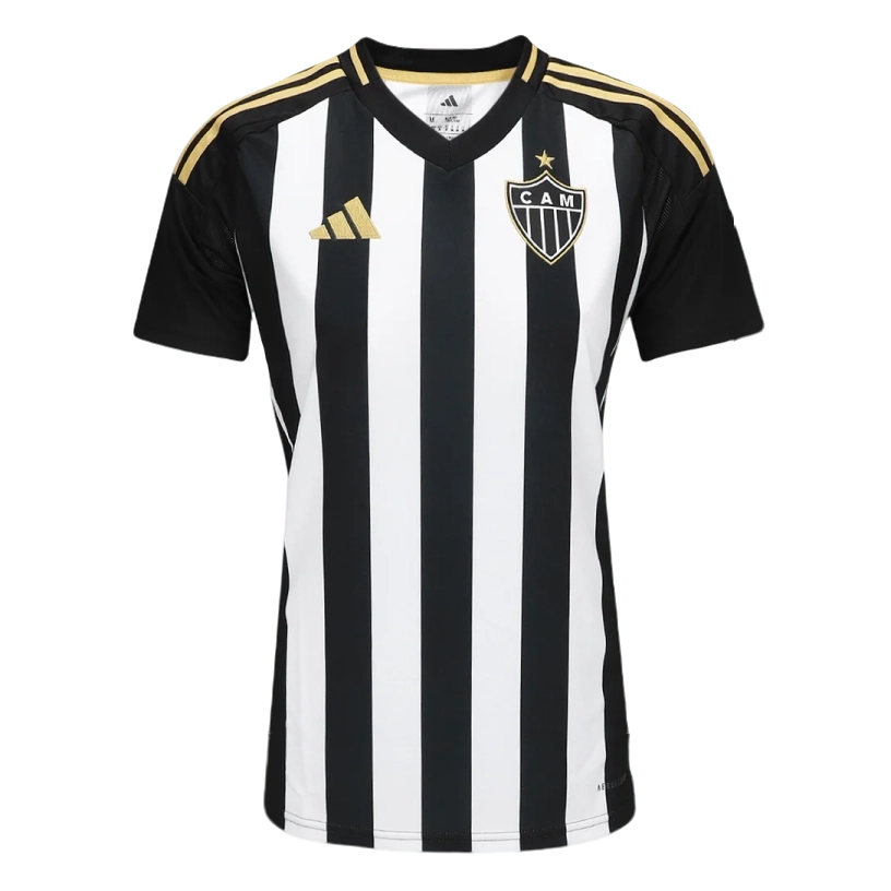 Camisa Atlético Mineiro I 25/26 s/n Torcedor Adidas Feminina - Preto
