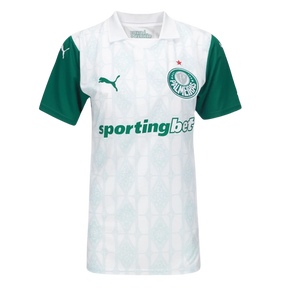 Camisa Palmeiras II 25/26 s/n Torcedor Puma Feminina - Branco
