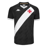 Camisa Vasco I 25/26 s/n Torcedor Kappa Masculino - Preto+Branco
