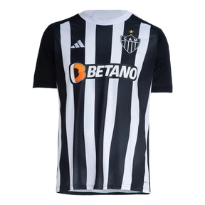 Camisa Atlético Mineiro I 24/25 s/n° Torcedor Adidas Masculina - Branco+Preto