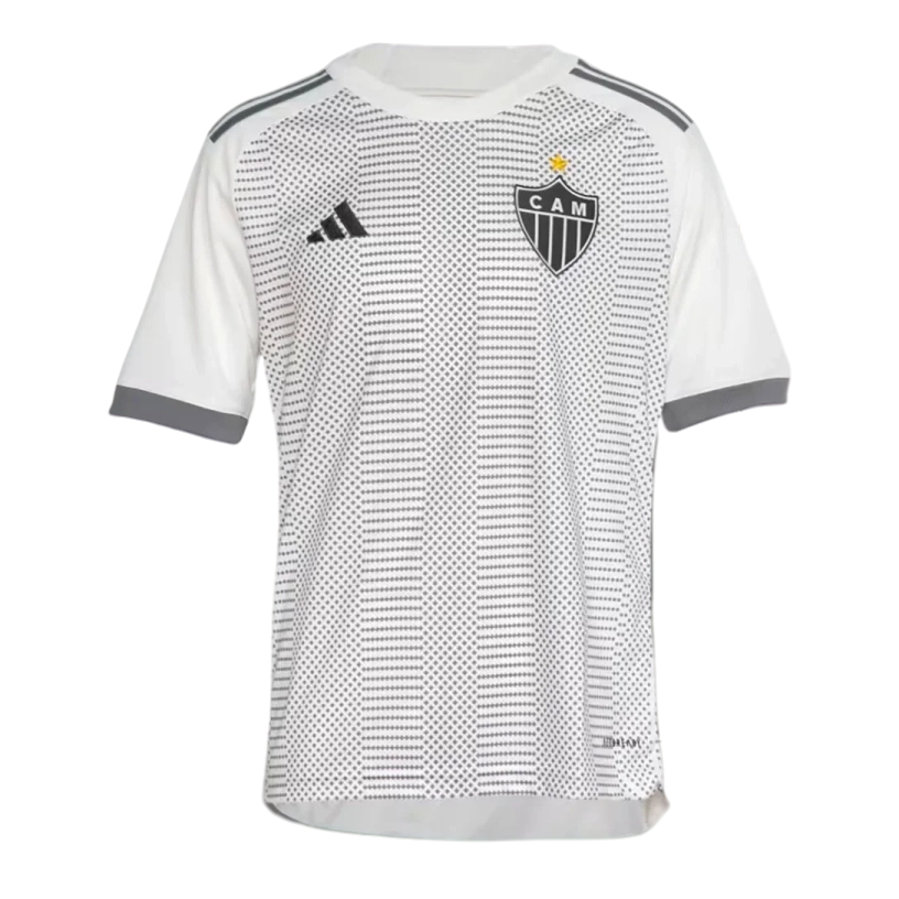 Camisa Atlético Mineiro II 24/25 s/n° Torcedor Adidas Masculina - Branco+Cinza
