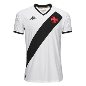 Camisa Vasco II 25/26 s/n Torcedor Kappa Masculino - Branco+Preto