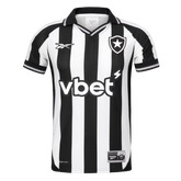 Camisa Botafogo I 25/26 s/n Torcedor Reebok Masculina - Branco+Preto
