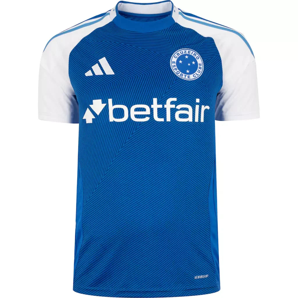Camisa Cruzeiro I 25/26 s/n Torcedor Adidas Masculina - Azul
