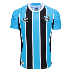 Camisa Grêmio I 25/26 Torcedor Umbro Masculina - Azul+Preto