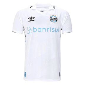 Camisa Grêmio II 24/25 s/n° Torcedor Umbro Masculina - Branco e Azul