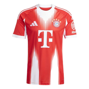 Camisa Bayern de Munique Home 25/26 s/n Torcedor Adidas - Vermelho