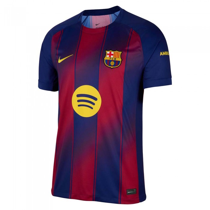 Camisa Nike Barcelona I 25/26 Torcedor - Azul+Vermelho