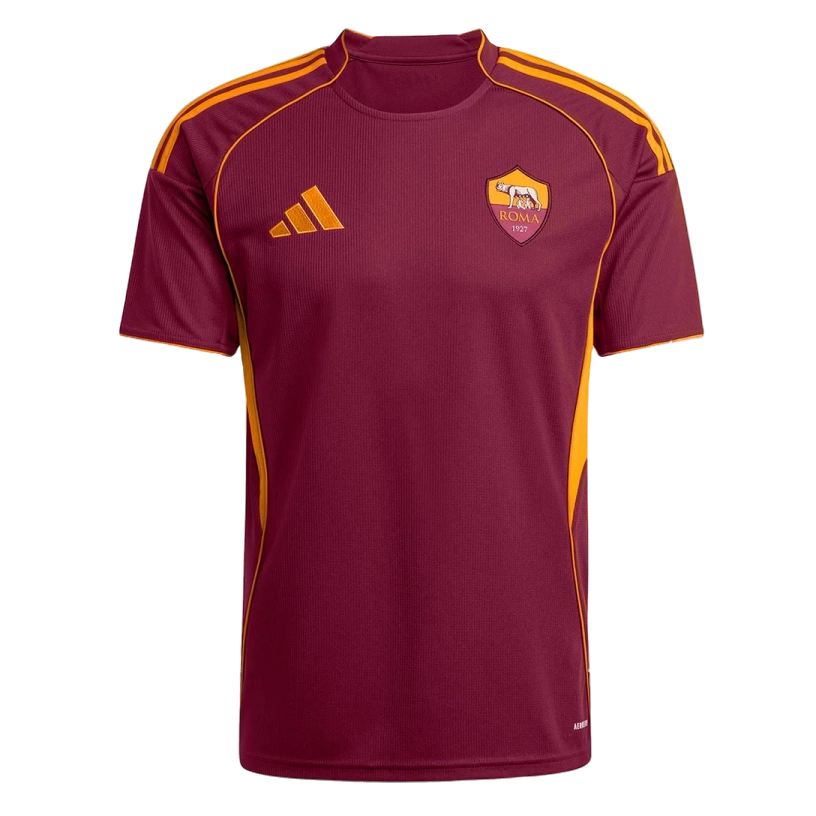 Camisa Roma I 25/26 s/n Torcedor Adidas Masculina - Bordô