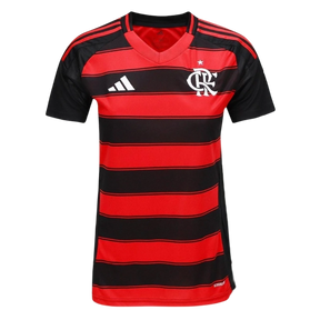 Camisa Flamengo I 25/26 s/n Torcedor Adidas Feminina - Preto