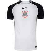 Camisa Corinthians I 25/26 s/n Torcedor Nike Masculina - Branco+Preto