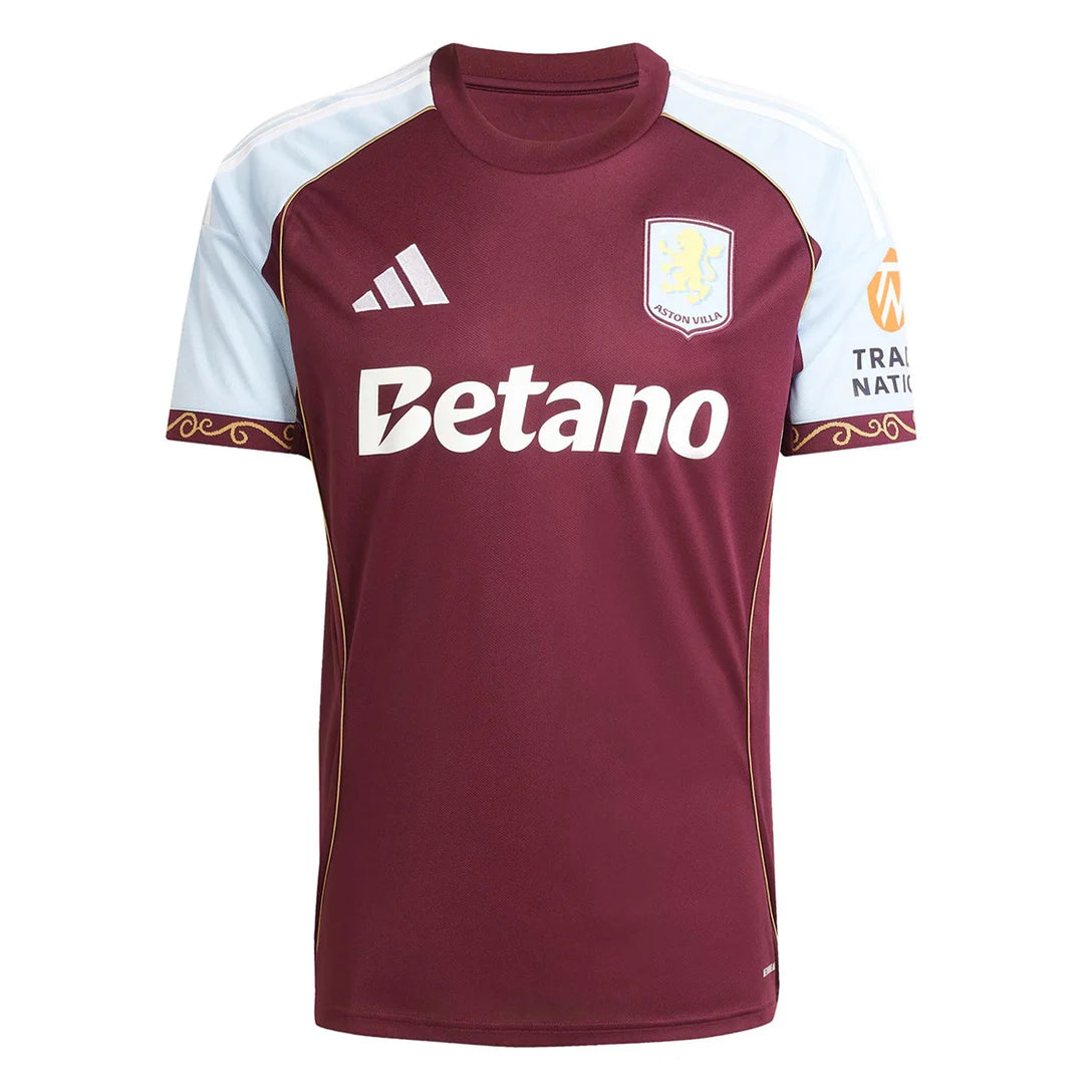 Camisa Aston Villa I 25/26 s/n Torcedor Adidas Masculina - Bordô