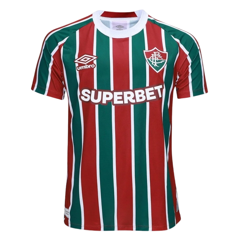 Camisa Fluminense I 25/26 s/n Torcedor Umbro Masculina - Verde+Vermelho