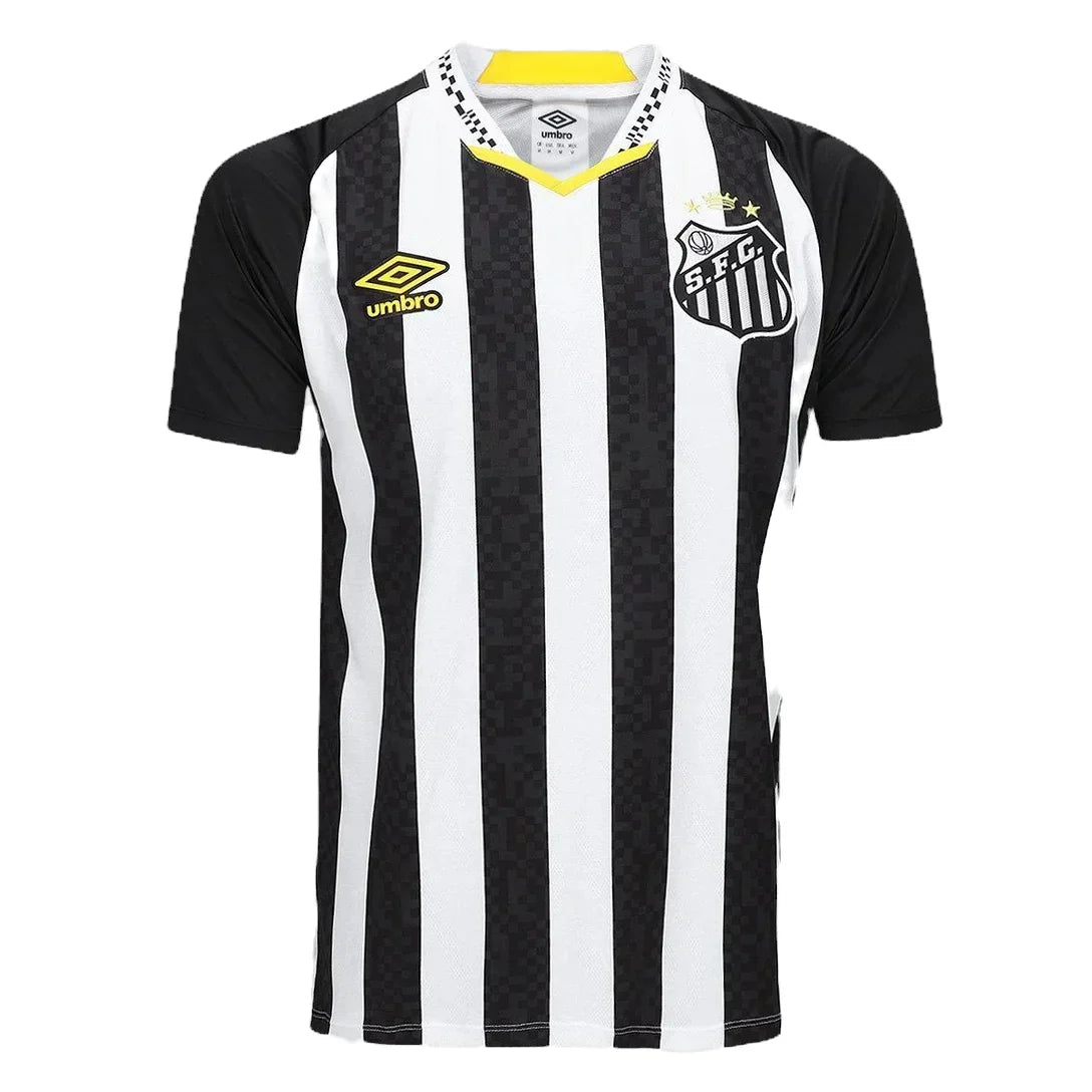Camisa Santos II 25/26 S/N Torcedor Umbro Masculina - Preto+Branco