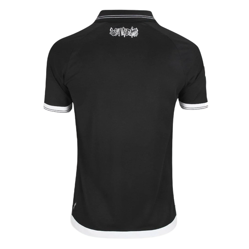 Camisa Vasco I 25/26 s/n Torcedor Kappa Masculino - Preto+Branco