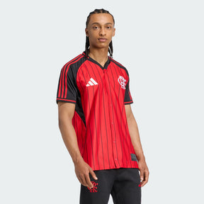 Camisa Flamengo Us Pack Basebol 25/26 Vermelha Botões