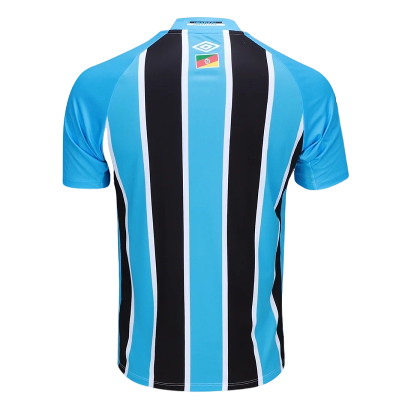 Camisa Grêmio I 25/26 Torcedor Umbro Masculina - Azul+Preto