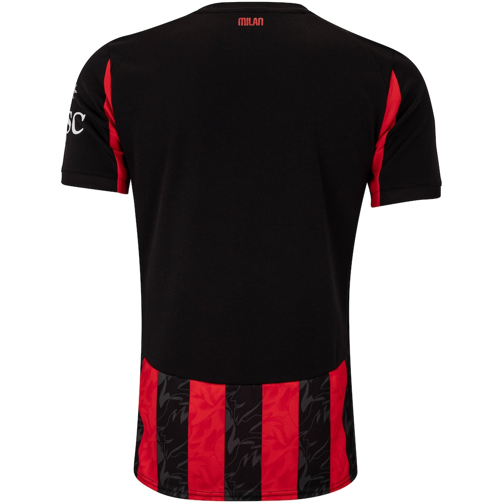 Camisa do Milan I 25/26 s/n Torcedor Puma Masculina - Vermelho+Preto
