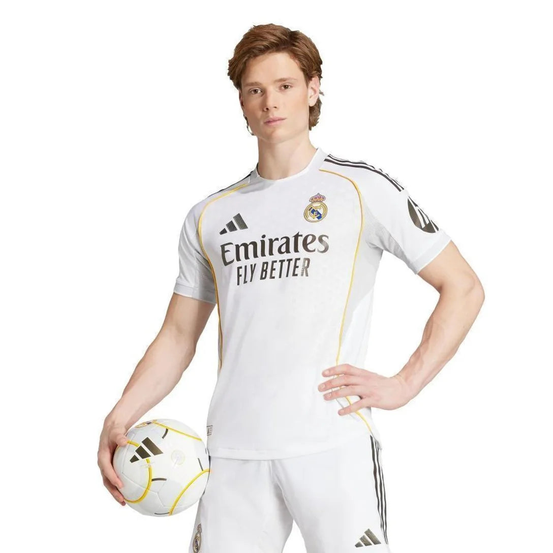 Camisa Adidas I Real Madrid 25/26 Masculina - Branco