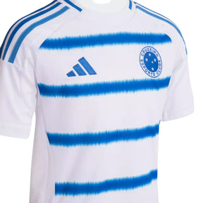 Camisa Cruzeiro II 25/26 s/n Torcedor Adidas Masculina - Branco+Azul