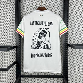 Camisa Ajax 25/26 s/n Amsterdam Bob Marley 40th Adidas Torcedor